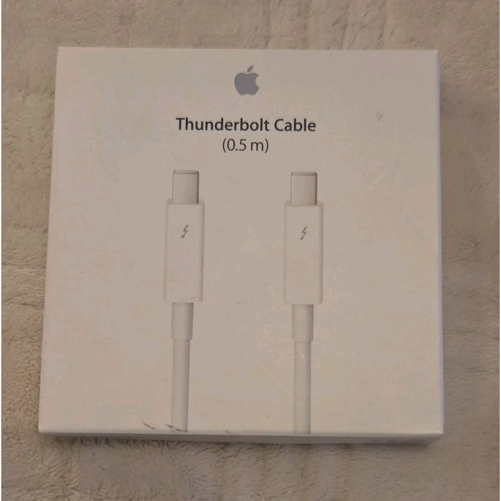 Apple Thunderbolt Cable 0.5 m - WHITE - Model A1410 - BRAND NEW